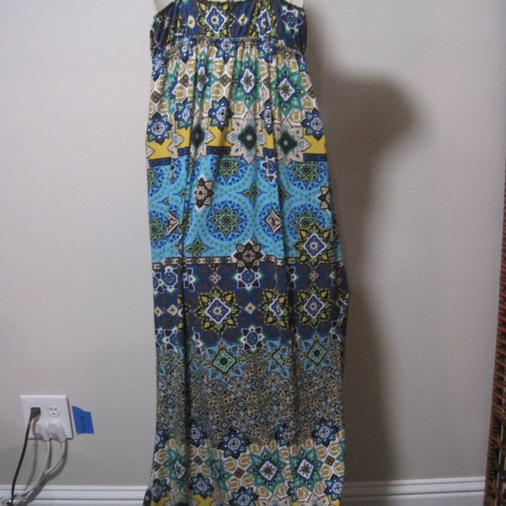 Wet Seal Vintage Babydoll Women's Medium Sleeveless Spaghetti Strap Maxi Dress - Picture 5 of 7